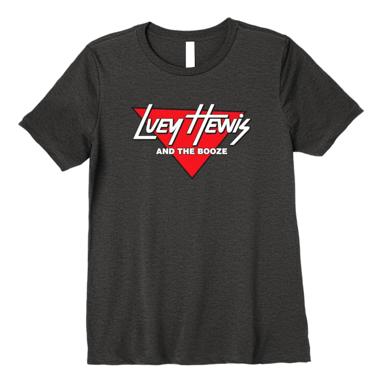 Luey Hewis dark heather grey t-shirt