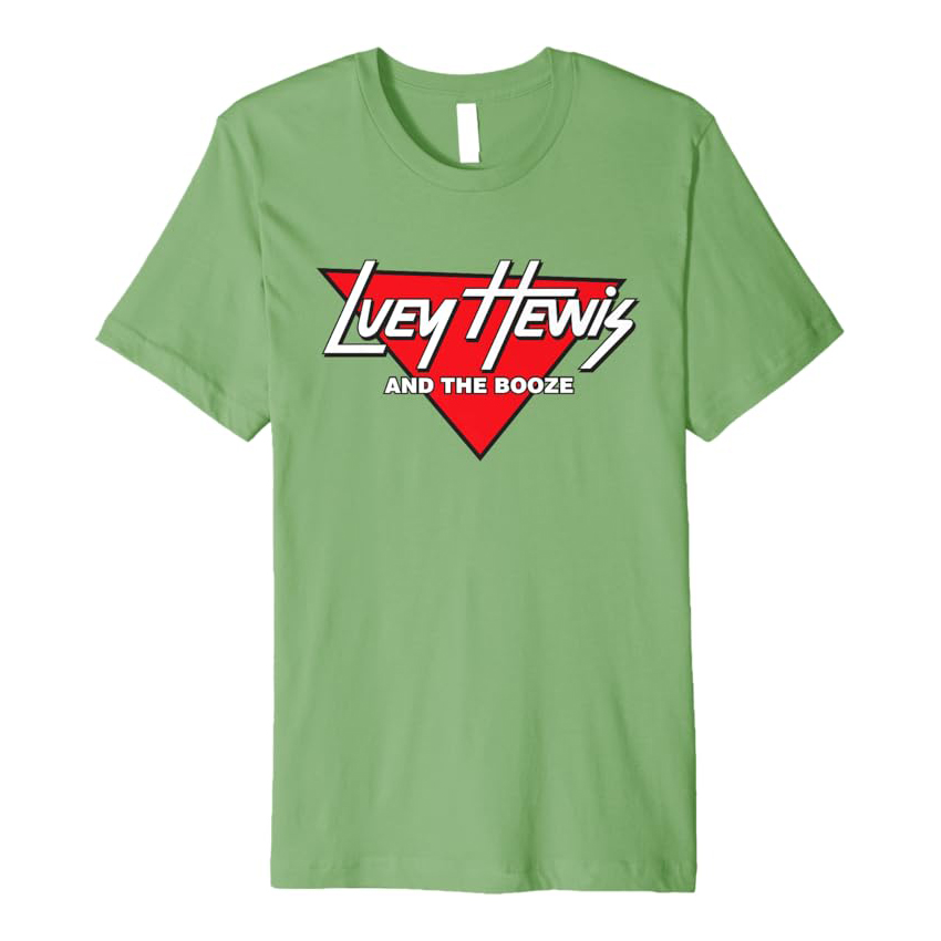 Luey Hewis grass green t-shirt